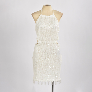 Superior Quality 100% polyester sleeveless <b>dress</b> Competitive Price Fitted sleeveless <b>halter</b> neck <b>dress</b> - Product Image 1