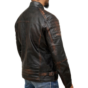 Vestes en cuir pour hommes, chaudes, élégantes, durables, pour tous les jours, conçues sur mesure, de haute qualité, pour l'hiver. - Product Image 2
