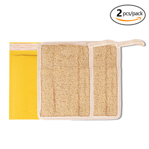 Nouvelle Tendance 2026 – Lot de 2 Sachets de Savon Carrés en Loofah 100% Naturel – Pochette Exfoliante en Maille pour Savon en Barre – Lavage en Profondeur - Product Image 2