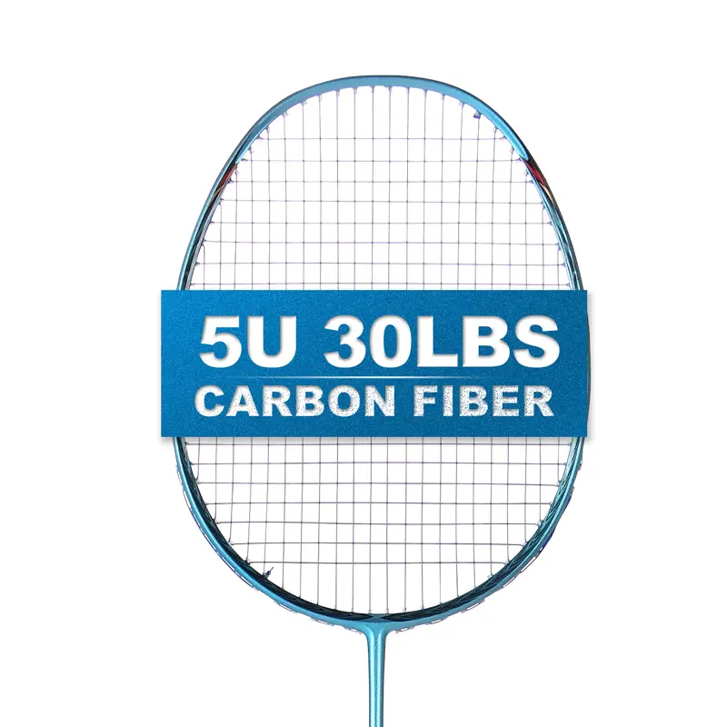 Quality Brand Professional Ultra-Light High Quality 30 Lbs 4U 5U High Quality Original Graphite Carbon Fiber Badminton Racket