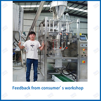Machine de remplissage et d'emballage de poudre VFFS à 3 ou 4 côtés scellés, 100g 500g 1kg 2kg 5kg, pour détergent en poudre à lessive