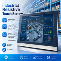Mochuan Pantalla Programable HMI de 12.1 Pulgadas con PLC, Panel de Pantalla con Ethernet RS485 para Control de Equipos Modbus