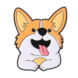 Alfileres esmaltados de <span class=keywords><strong>perro</strong></span> de dibujos animados Gute <span class=keywords><strong>Border</strong></span> <span class=keywords><strong>Collie</strong></span> Golden Retriever Siberian Husky Corgi Pet broches insignia de solapa regalos de joyería divertidos - Product Image 5
