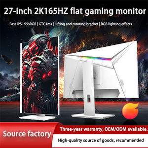 Customized Elegant White 27 Inch Ultra-Fast <strong>Response</strong> <strong>Time</strong> 2K <strong>LCD</strong> IPS Screen Gaming <strong>Monitor</strong> for PC - Product Image 2