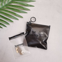 Sac à fermeture éclair en PVC de bonne qualité pour vêtements, sac à fermeture éclair noir pour emballage de jeans/t-shirts/sweats à capuche