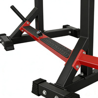 Support de musculation réglable en métal pour barres et haltères - Banc de musculation multifonctionnel pour intérieur, capacité 600 lb, unisexe