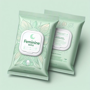 <span class=keywords><strong>Bambou</strong></span> organique biodégradable compostable non parfumé Hygiène intime féminine déodorant <span class=keywords><strong>lingettes</strong></span> humides pour femmes - Product Image 5
