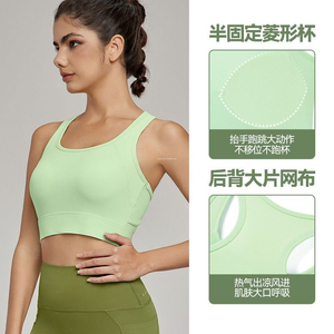 Nuevo Sujetador Deportivo <span class=keywords><strong>Lulu</strong></span> con Hebilla para Mujer, Copa Fija, Fresco y Transpirable, Chaleco <span class=keywords><strong>de</strong></span> Yoga <span class=keywords><strong>Lulu</strong></span>, Sujetador <span class=keywords><strong>de</strong></span> Fitness <span class=keywords><strong>de</strong></span> Verano con Espalda Cruzada y Diseño <span class=keywords><strong>de</strong></span> Parches - Product Image 3