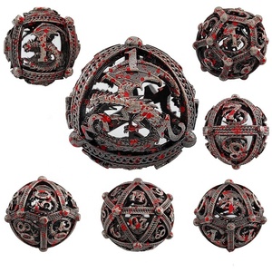 Phong cách mới chính xác giải trí giải trí Hollow rồng DND kim loại thiết lập cho <span class=keywords><strong>RPG</strong></span> Trò chơi - Product Image 2