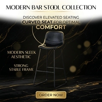 Chaise de bar moderne en métal de luxe à dossier bas pour comptoir, mobilier commercial
