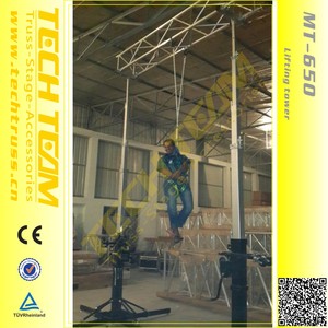 Hand Crank Chiếu Sáng Di Động <span class=keywords><strong>Truss</strong></span> Lift/Nâng Ánh Sáng Bằng Tay/Tháp Ánh Sáng Kính Thiên Văn - Product Image 3