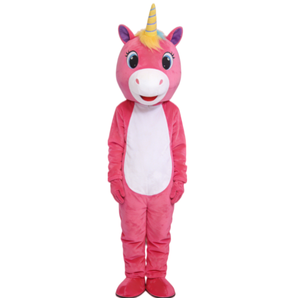 Costume de mascotte licorne rose pour adulte/Costume de mascotte personnalisé - Product Image 1