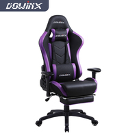 Échantillon gratuit, chaise de jeu ergonomique, pas cher, bureau, ordinateur, Pc, hauteur réglable, inclinable, pivotant, course