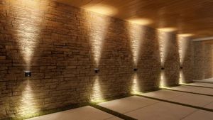 Lampe solaire LED pour paysage haut et bas Appliques murales solaires étanches pour l'extérieur - Product Image 5