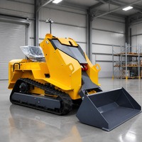 Meilleur prix pour mini-chargeuse sur pneus de 1,2 tonne H-490 CE certifiée EPA avec moteur Kubota Yanmar en stock