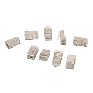 หัวต่อ RJ45 8 สาย FTP Cat.6, 10 ชิ้น, เหมาะสำหรับเครือข่ายความเร็วสูงและการเชื่อมต่อที่ปลอดภัยในระบบข้อมูล - Product Image 1
