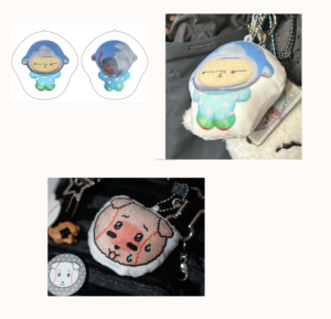 <b>Custom</b> Plush <b>Keychain</b> <b>Custom</b> <b>Keychain</b> Make Your Own Design Professional Plush Toy Manufacturer - Product Image 6