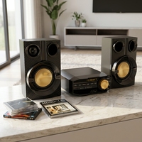 Système de son stéréo BT micro CD Hi-Fi sans fil avec Radio FM PLL