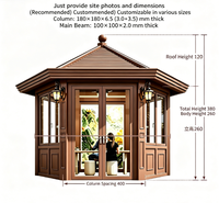 Véranda en verre avec structure en aluminium étanche, directement de l'usine, pour terrasse extérieure, projets résidentiels et commerciaux, vente en gros et sur mesure