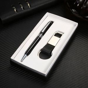 Promotional Pen Keychain Products Ideas Men <b>Gifts</b> Business Fathersday GiftsCustom Logo Corporate Business <b>Gift</b> <b>Set</b> - Product Image 5