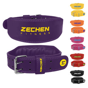 Cintura di Supporto Lombare Zechen per Fitness, Powerlifting <span class=keywords><strong>e</strong></span> Sollevamento Pesi, Cintura in Pelle Resistente per Allenamento <span class=keywords><strong>e</strong></span> Potenziamento Muscolare - Product Image 1