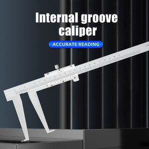 Strumento di misura in acciaio inossidabile calibro a doppia scanalatura interna 9-150mm/9-200mm/9-300mm - Product Image 6