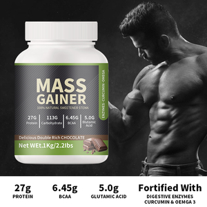 OEM/ODM vente en gros 1 kg de poudre de prise de <span class=keywords><strong>masse</strong></span> haute qualité nutrition sportive naturelle bon prix - Product Image 2