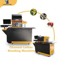 Cintreuse automatique de lettres en relief, neuve, équipement CNC pour le traitement de l'acier inoxydable et de l'aluminium