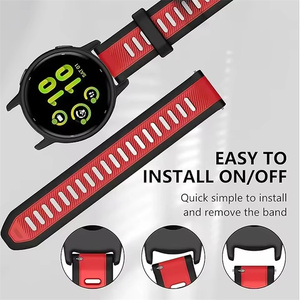 Correa de Reloj Deportiva de Silicona de 18mm 20mm 22mm para <span class=keywords><strong>Garmin</strong></span> Forerunner 165 265S 265 170 970 Venu <span class=keywords><strong>4</strong></span> 3 2S 2 <span class=keywords><strong>Vivomove</strong></span> 3S Vivoactive 5 6 - Product Image 2