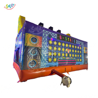 Château gonflable disco de qualité commerciale avec lumières, location pour fêtes, château sauteur disco, maison de saut à thème musical