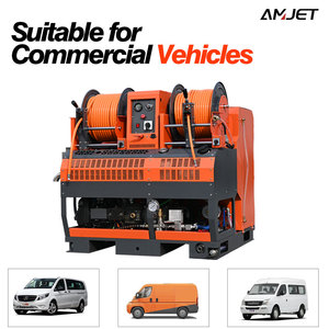 4350psi điều khiển từ xa động cơ xăng Máy làm sạch áp lực cao cộng đồng ống cống Máy làm sạch cống - Product Image 2