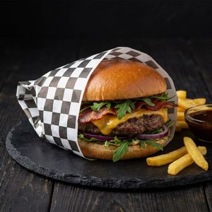 Papel de Embalaje de Alimentos Personalizado, Impermeable, Antigrasa y Antihumedad para Productos de Panadería, Bocadillos, Hamburguesas y Pan - Product Image 3