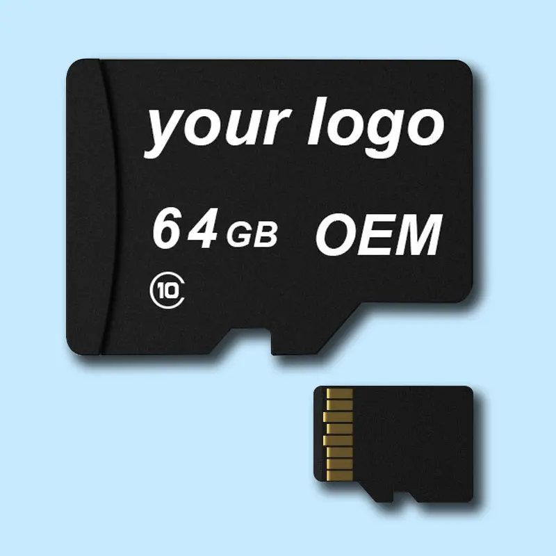 高速Class10メモリカード高品質TFカード8GB16GB 32GB 64GB128GB黒色プラスチックカスタマイズOEMロゴC101年CN;GUA