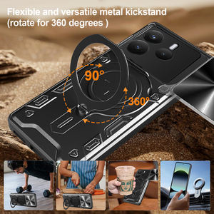 เคสฝาหลังเกราะป้องกันห่วงแม่เหล็กสำหรับ redmi Note 14 Pro Plus + 5g 12S Note13 13C 14C 12C Note 12 11 9A 9C A5 - Product Image 6