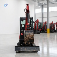 Excavator Mini Langsung dari Pabrik 2.5 Ton 1.8 Ton 2 Ton Crawler Digger Kabin Mesin Dozer Blade EPA EURO 5 CE Ranch