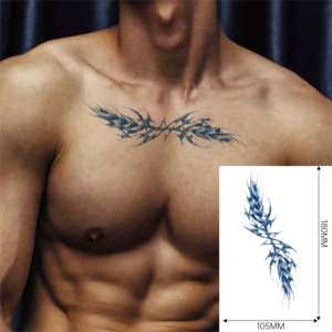 Mini Jagua Semi Permanent <b>Tattoo</b> Sticker Custom Chest Body Art Design Lasting 15 Days for Men Women - Product Image 1