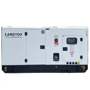 Gerador diesel Landtop 30kw 20kva 25kva 30kva 40kw 50 kva 100kva 150kva 200kw gerador diesel silencioso de preço da usina