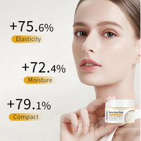Riz blanc blanchissant hydratant acide hyaluronique Essence nourrissant hydratant Anti-agin riz pulpe crue crème pour le visage OEM