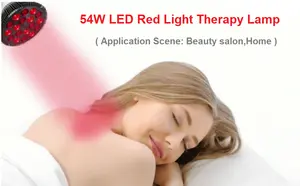Red Light Therapy Lamp 54W 18 LEDs 660nm Red And 850nm Near Infrared Combo Bulb Red Light Therapy Compatible For Body And Face