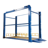 Élévateur hydraulique pour voitures, système de levage vertical, pour garage, ultra résistant, 4 piliers, 1 tonne