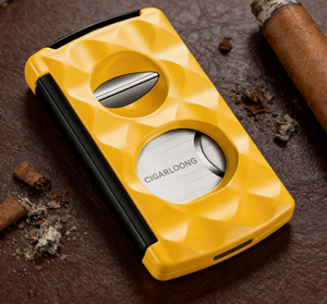 Taşınabilir Çift Taraflı Çok Fonksiyonlu Paslanmaz Çelik Puro Kesici, V Kesim Düz Kesim Puro Delici Tutucu ile - Product Image 1