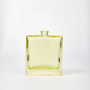 Square Transparent Grey Glass Perfume <b>Bottle</b> 50ml/100ml <b>Empty</b> Packaging Clear with Crimp <b>Spray</b> for Cosmetics Serum Box Packed - Product Image 5