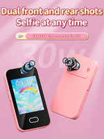 Téléphone intelligent numérique HD à double caméra tactile JXD KPO1, directement de l'usine, pour les enfants, les bébés, les jouets, photos, vidéos, musique, jeux