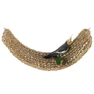 Erba Net Bird Toys pappagallo scaletta scale masticare uccello giocattolo altalene giocattoli per pappagalli