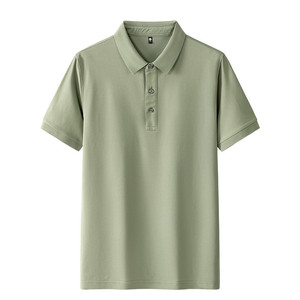 Polo Shirt Short Sleeve Solid Color Polyester Corporate Uniform Daily Wear - Product Image 4