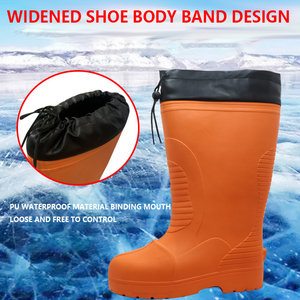 Poids léger garder au chaud EVA chaussures <span class=keywords><strong>de</strong></span> pluie anti-dérapant imperméable stockage à froid Ski pêche bateau Eva genou haute mousse pluie bottes <span class=keywords><strong>de</strong></span> sécurité - Product Image 5