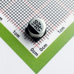 Whole -Sale VT1V101M0605 6.3*5.4 Capacitors SMD Electrolytic Capacitors 100uF 20% 35V - Product Image 1