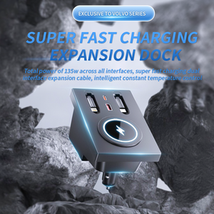 Pour <span class=keywords><strong>Volvo</strong></span> <span class=keywords><strong>XC60</strong></span> XC90 S60 S90 V60 V90 Polestar R-Design <span class=keywords><strong>T8</strong></span> Estate Cross Country Station d'extension de commande centrale sans fil pour voiture - Product Image 2