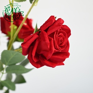 Planta Artificial de Rosas en Maceta de 90 cm con 15 Cabezas, para Decoración de Interiores y Exteriores, Hogar, Oficina, Jardín, Sin Mantenimiento - Product Image 1