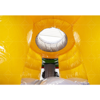 Château gonflable commercial de carnaval Maison de videur de sports interactifs et jeu de taupe Whack humain